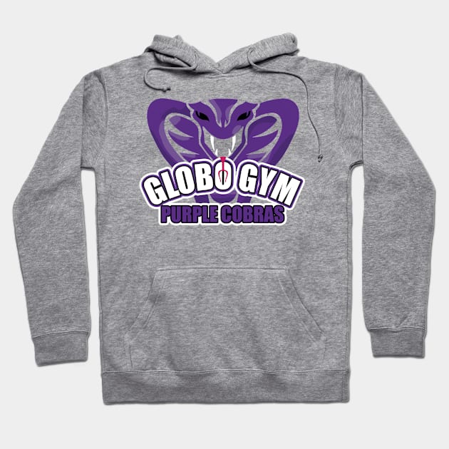 Globo Gym Purple Cobras - logo Hoodie by Geminiguys